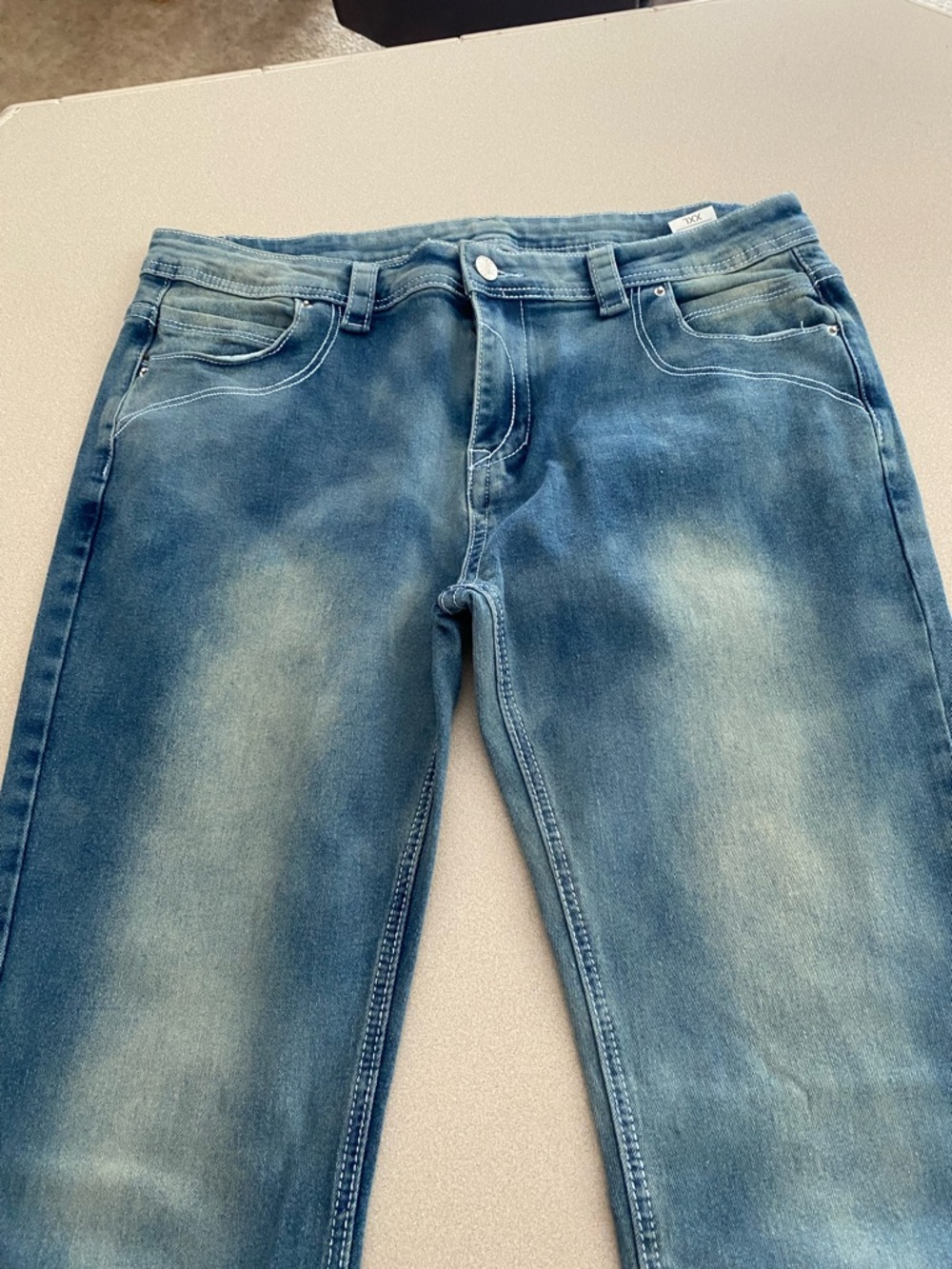 Women’s Faded Blue Jeans - Classic Denim
